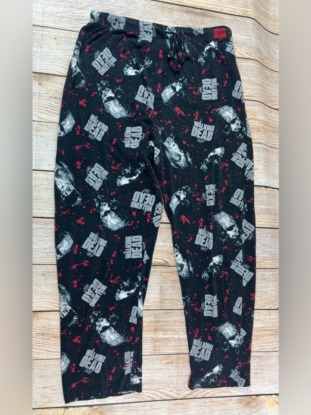 AMC The Walking Dead Zombie Pajama Lounge Sleep Pants Size Medium 2013